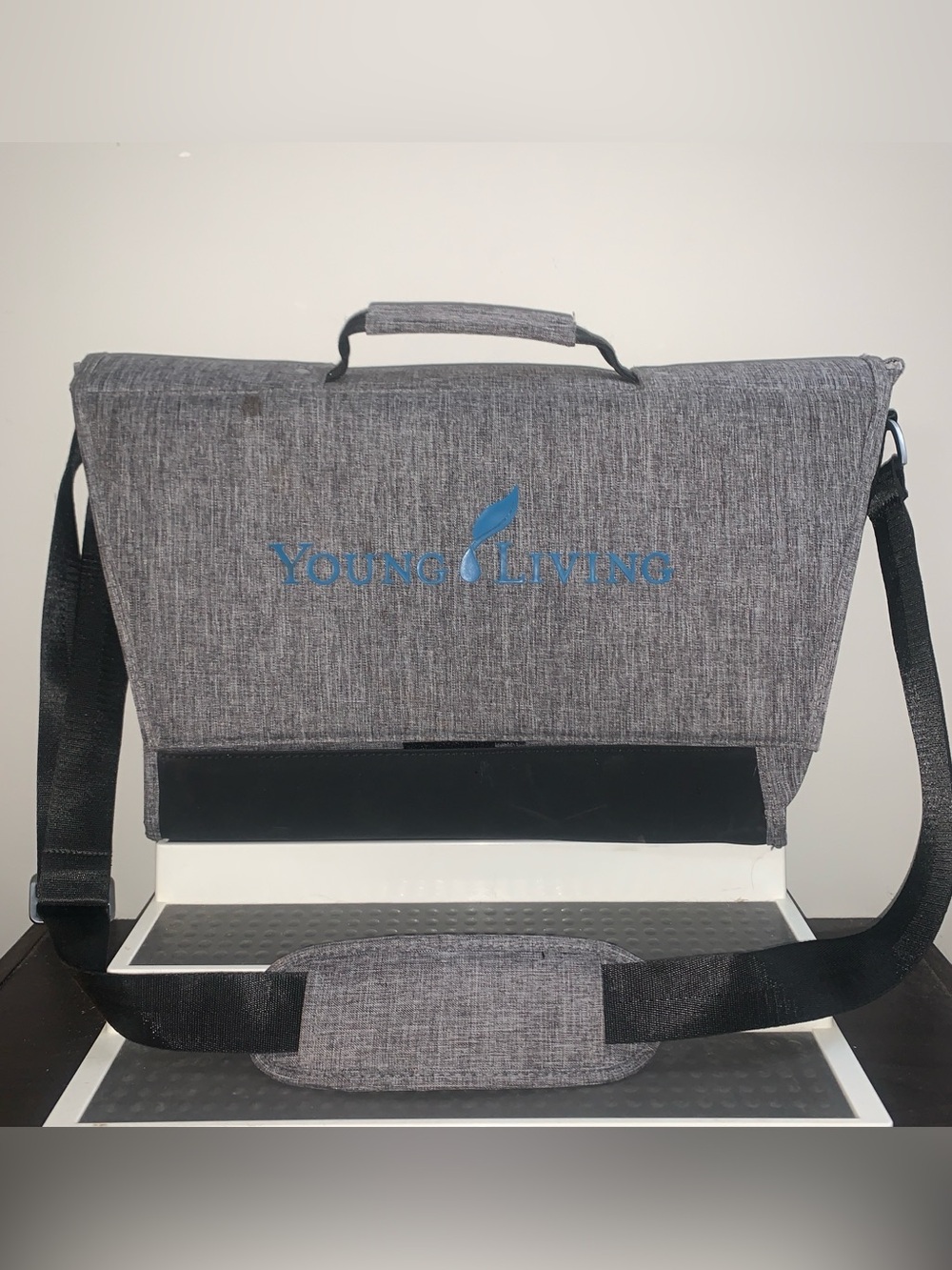 Young Living Rep Messenger Briefcase Bag Messenger Tote Stains